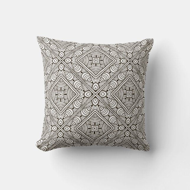 Almofada Teste padrão inspirado (Frente)