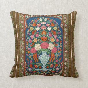 Almofada Teste padrão ornamentado floral oriental indiano