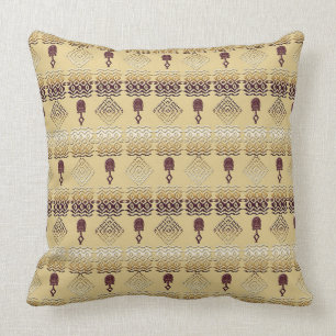 Almofada teste padrão tribal africano étnico