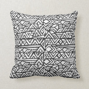 Almofada Teste padrão tribal artística inspirado