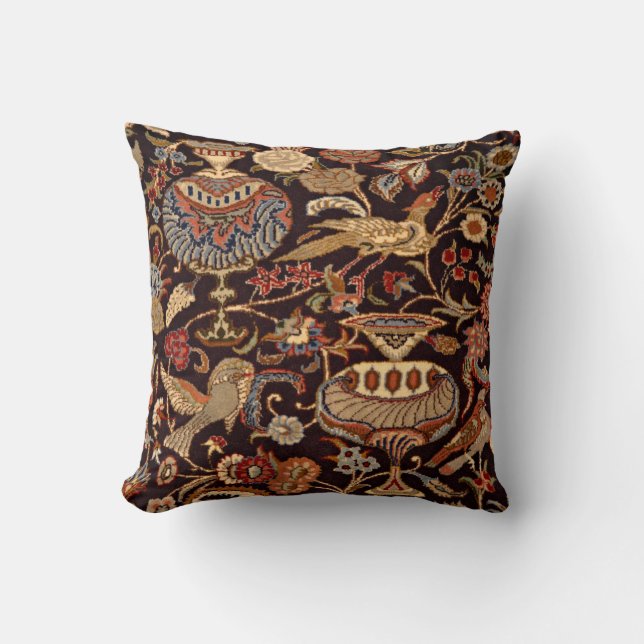 Almofada Teste padrão turco oriental persa do tapete do (Frente)