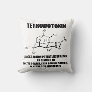 Almofada Tetrodotoxina Bloqueia Potenciais De Ação Nos Nerv