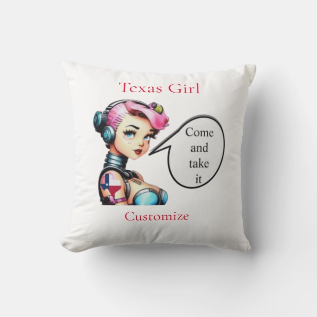 Almofada Texas Girl Thunder_Cove (Frente)