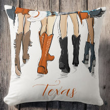 Texas Ladies Fashion Cowboy Boots Orange