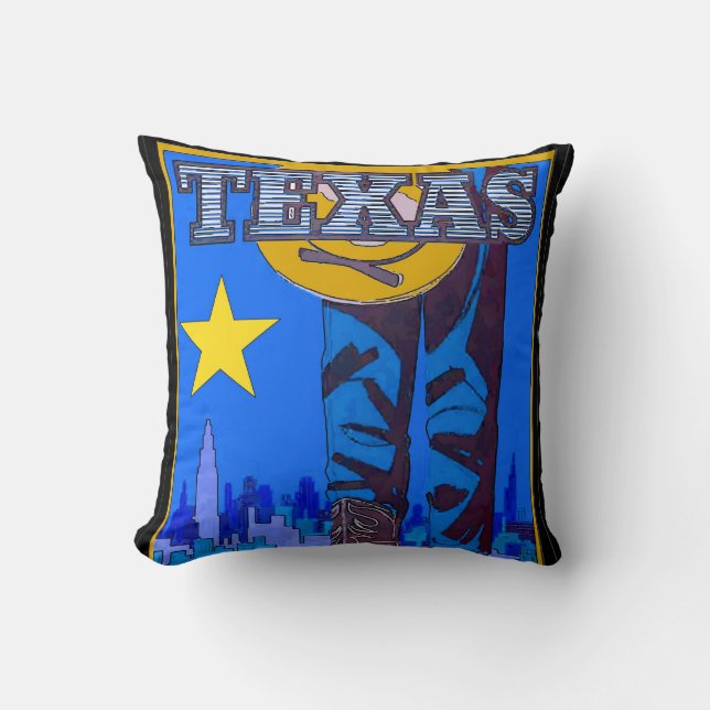 Almofada Texas Lone Star (Frente)