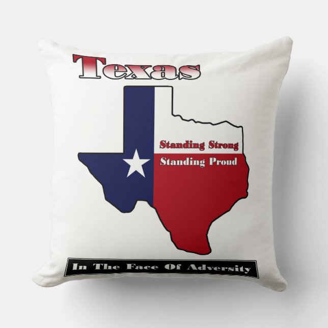 Almofada Texas Standong Strong (Frente)