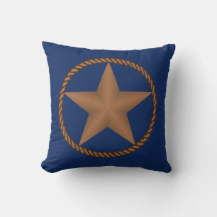 Almofada Texas Star com Travesseiro de Corda QUALQUER COR