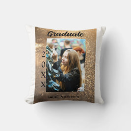 Almofada Texto de classe de nome de adição de graduação de 