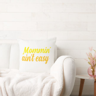 Almofada Texto do Dia de as mães Personalizado de Corte Mod