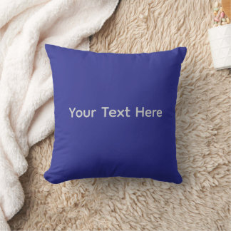 Almofada Texto Personalizado Azul Naval | Boas-vindas Perso