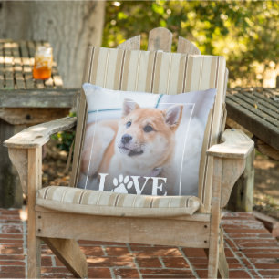 Almofada Texto Personalizado da Cotação de Pata de Amor F