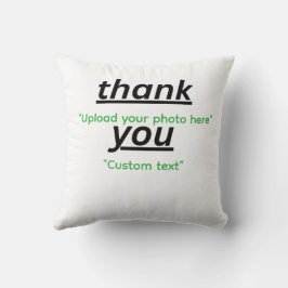 Almofada Texto Personalizado & Envie Sua Foto Personalizada