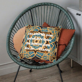 Almofada Texto Personalizado Khatam Marquetry Artes Iranian