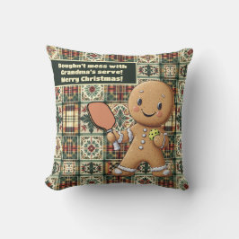 Almofada Texto personalizado Rally de Natal desastrado