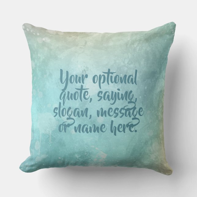Almofada Texto personalizado travesseiros decorativos de ab (Frente)