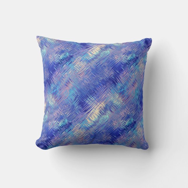 Almofada Textura Azul Escrivada (Frente)