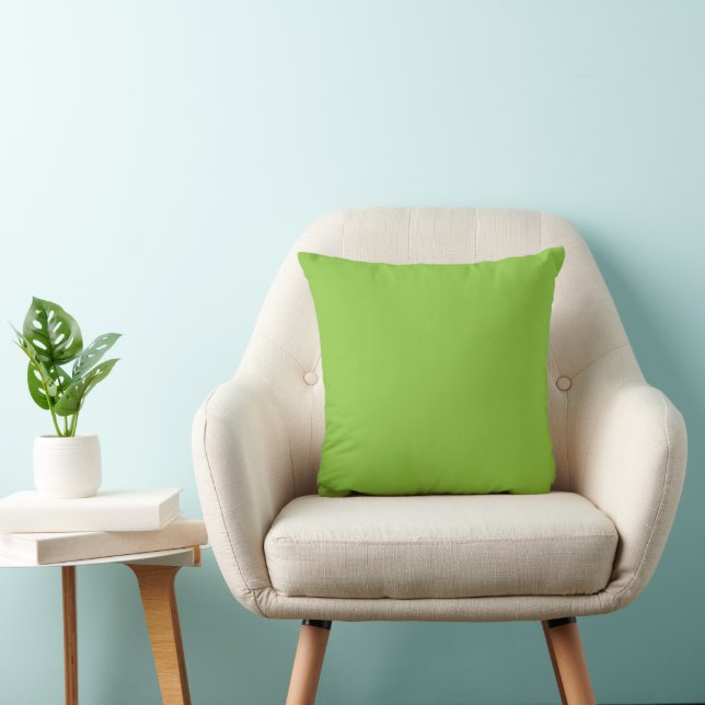 Almofada Textura de fundo em Verde limão plano (Cadeira)