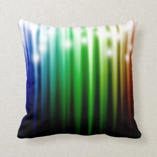 Almofada textura espumante arco-íris  