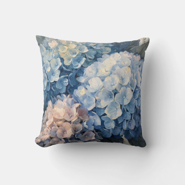 Almofada Textura Floral Sonhadora – Estilo de Flor Suave (Frente)