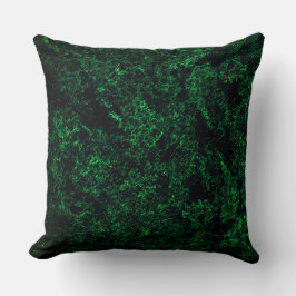 Almofada Textura verde escura, esponja destruída ou corroíd