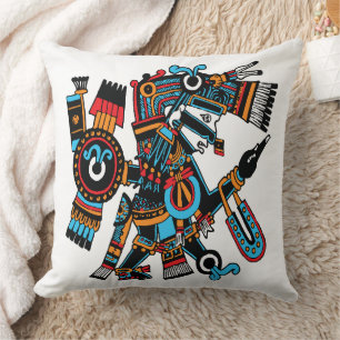 Almofada Tezcatlipoca – Senhor do Espelho Fumegante do Céu