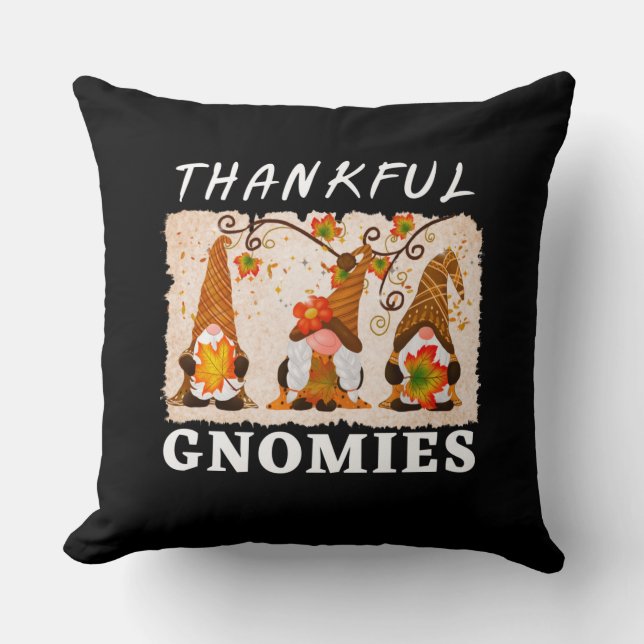Almofada Thankful Gnomies (Frente)