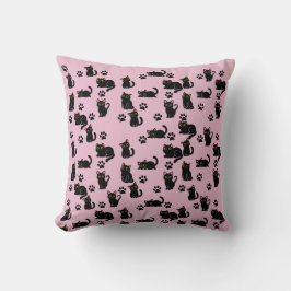 Almofada The Cutest Black Cat Pillow Gift for Cat Lovers