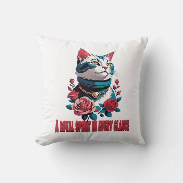 Almofada The Eyes of a Noble Feline (Frente)