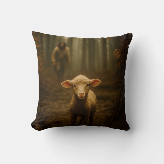 Almofada The Good Shepherd and the Lost Lamb (Frente)