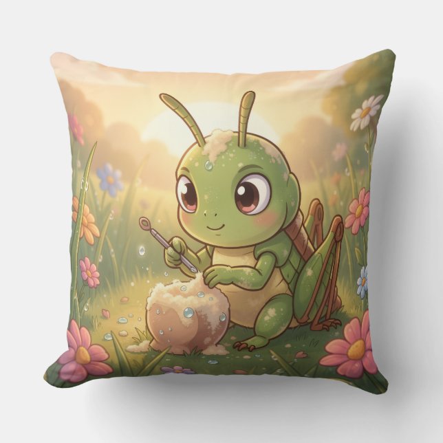 Almofada The Grasshopper and the Nectar Artwork.6 (Frente)