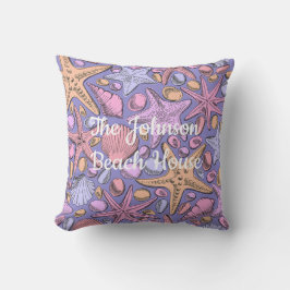 Almofada The Johnson Beach House Pillow, Purple Fantasy