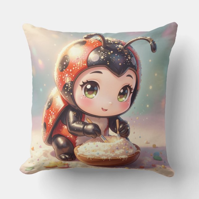 Almofada The Ladybug and the Hidden Nectar Kingdom.1 (Frente)