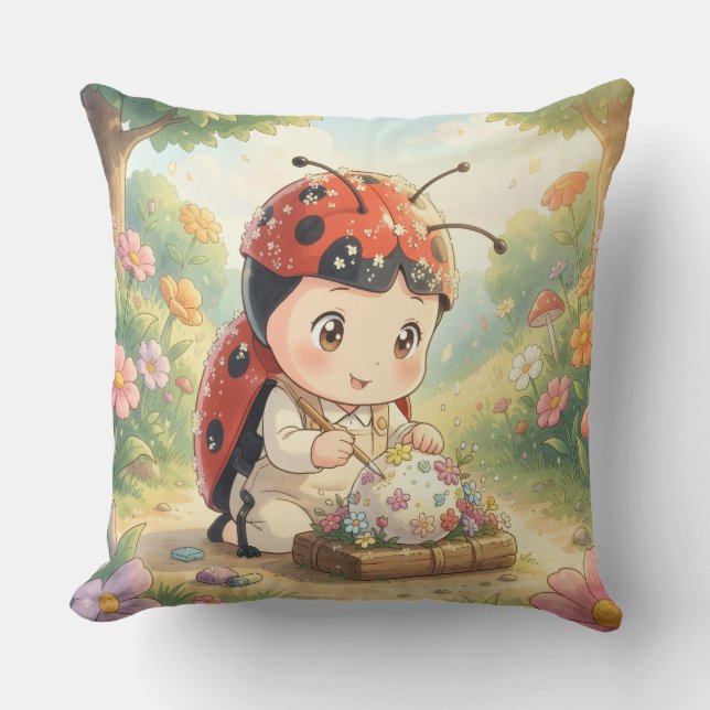 Almofada The Ladybug and the Hidden Nectar Kingdom.5 (Frente)