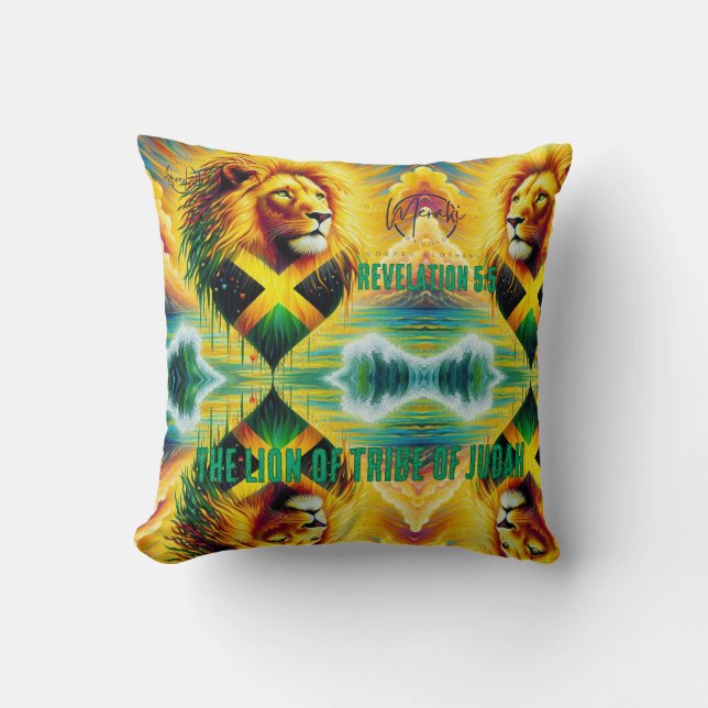 Almofada The lion of tribe of Judah  (Frente)