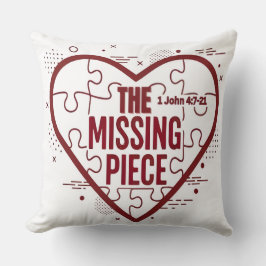 Almofada The Missing Piece – Faith Heart Design