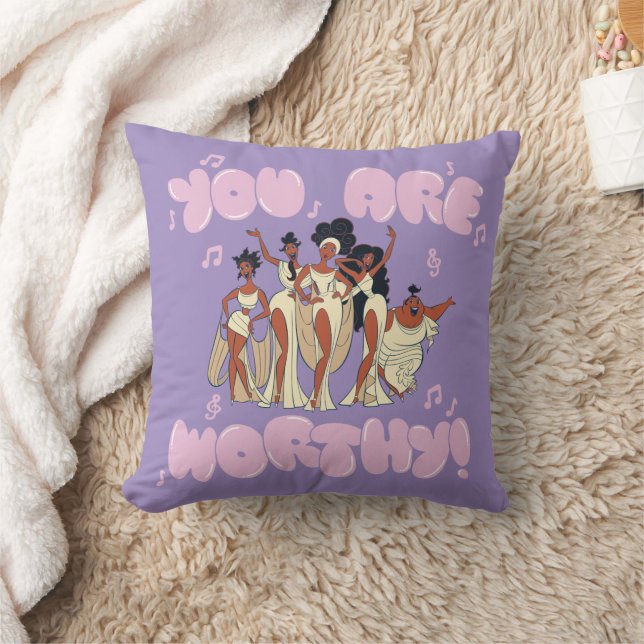Almofada The Muses - You Are Worthy Throw Pillow (Cobertor)
