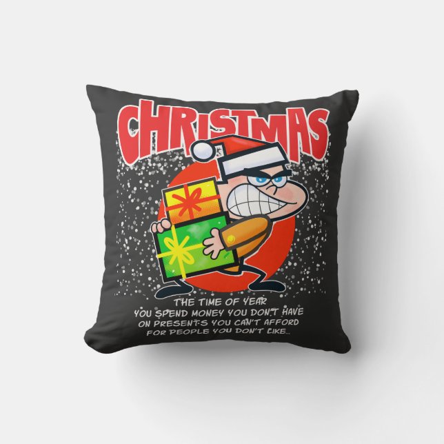 Almofada The tote bag for people who don't like Christmas (Frente)