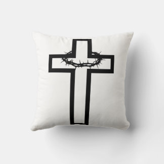 Almofada Thorn Cross Travesseiro decorativo