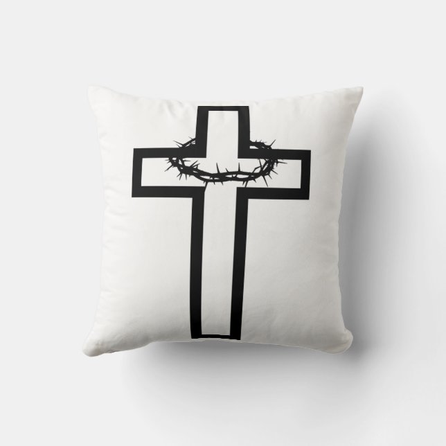 Almofada Thorn Cross Travesseiro decorativo (Verso)