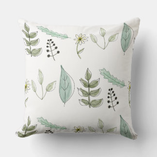 Almofada Throw Cushion - Summer Leaves Design 2
