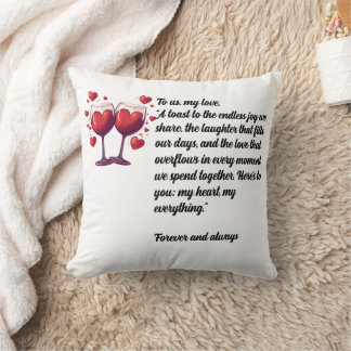 Almofada Throw Cushion “To us, my love"