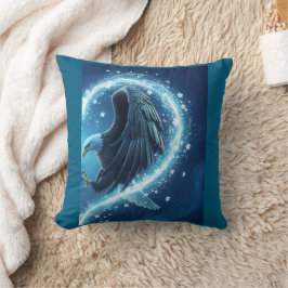 Almofada Throw Pillow Bald Eagle Heart - Forever and Ever
