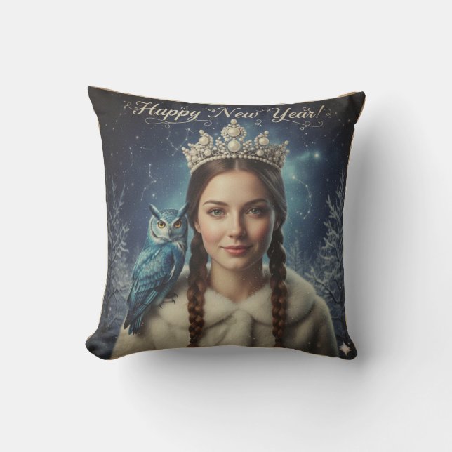 Almofada Throw Pillow "Happy New Year!" (Frente)