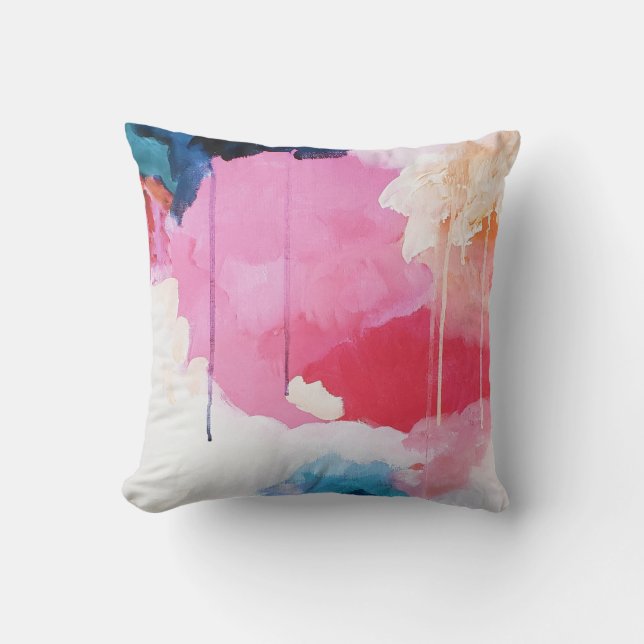Almofada Throw Pillow Home Decor Abstract Clouds (Frente)