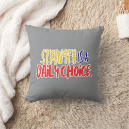 Almofada Throw Pillow – Minimalist Motivational Home Décor