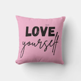 Almofada throw pillow | motivational | love yourself