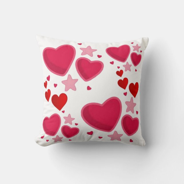 Almofada Throw Pillow multi happy  (Frente)