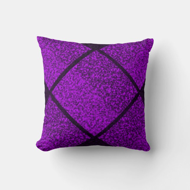 Almofada Throw Pillow Purple sensation  (Frente)