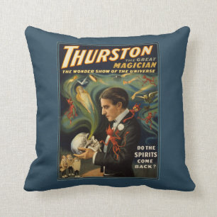 Almofada Thurston o grande mágico que mantem o crânio