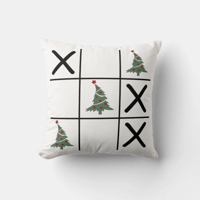 Almofada Tic Tac Toe Natal (Frente)